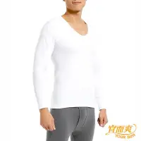 在飛比找momo購物網優惠-【宜而爽】時尚型男舒適U領衛生衣2件組(白4XL)