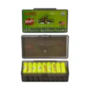 Honeypuff Pineapple Flavoured Hemp Filter Tips Smoking Herbs Tobacco - 18 Tips