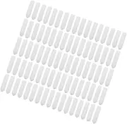 TIDTALEO 130pcs Dishwasher Protector Dishwasher Rack Caps Dishwasher Rack Repair Dishwasher Tine Caps Dishwasher Rack Cover Dishwasher Rack Tip Protector Flexible Cap PVC White