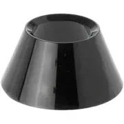 Plymor Black Acrylic Sphere Cone-Shaped Display Holder Stand, 0.75" H x 1.25" W