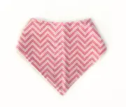 Pink Baby Girl Bib, Dribble Drool Bandana Handmade