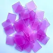10Pcs 5D Diamond Painting Glue Clay Set for DIY Craft Projects - Paste Sticker, Point Pen, Wax Tool (2 x 2 cm) (Purple)