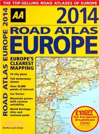 在飛比找三民網路書店優惠-Road Atlas Europe 2014