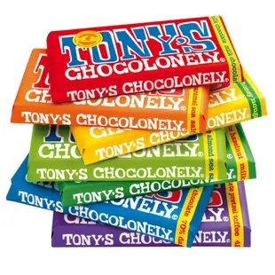 荷蘭 Tony's Chocolonely 巧克力 巧克力磚 東尼的寂寞巧克力 黑巧克力 公平貿易【Sunny Buy】