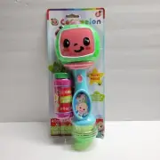 Little Kids Cocomelon Light and Sound Musical Bubble Wand, With Bubbles Solution