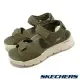 領券再折【SKECHERS】涼鞋 Go Walk Flex Sandal-Antigua Beach 男鞋 綠 緩震 健走鞋 229205OLV-US11=29cm