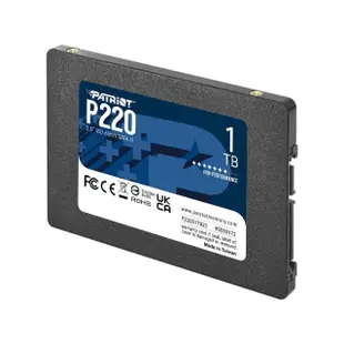 【PATRiOT 博帝】P220 SATA III 2.5吋 1TB SSD固態硬碟