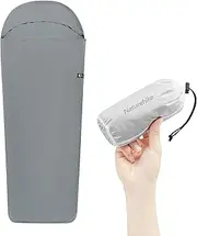 [Naturehike] Ultralight Sleeping Bag Liner, Inner Sleeping Bag Travel Sheet with Small Pack Size, Lightweight Sleep Sack & Travel Sheets for Backpacking, Hotel, Camping