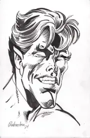 NIGHTCRAWLER Original ink drawing by Joe Rubinstein