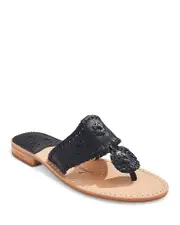 Jack Rogers Women's Jacks Whipstitch Slip On Thong Slide Sandals
