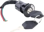Electric Bike Ignition Switch Key Fit for E-Bicycle Scooter Motorcycles Power Lock(Large)