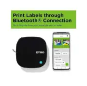 Dymo~LetraTag 200B Wireless Bluetooth Label Maker with 2 Label Tapes, Black~NIB