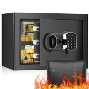Home Safe Fireproof Waterproof, Fireproof Safe Box Money Bag, Digital Keypad Key