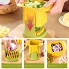 2 in 1 Vegetable Chopper French Fries Cutter Hand Pressure Onion Dicer Slicer