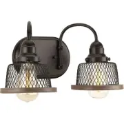 Progress Lighting P300043 Tilley 2 Light 15"W Bathroom Vanity - Bronze