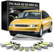 13Pcs LED Interior Light Bulb Kit, For A3 S3 8L 1996 1997 1998 1999 2000 2001 2002 Car Accessories Trunk Glove box Lamp