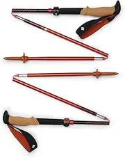 Black Diamond Pursuit FLZ Trekking Poles, Black/Octane, Medium/Large