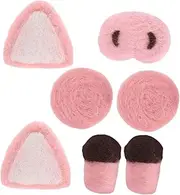 HEALSOPTHY Enhance Boys and Girls' Creativity Plush Pig DIY Accessory Kit Ears Nose Blusher Legs