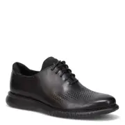 Cole Haan Men's 2.Zerogrand Laser Wingtip Oxford Black Leather Dress Shoes 10W