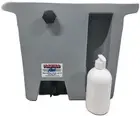 Poly Underbody Ute Grey 18L Slimline Vehicle Water Tank with Soap Dispenser