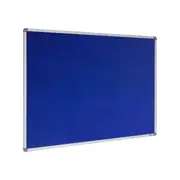 Pinboard Felt 2400x1200mm Royal Blue Wool Felt Aluminium Frame
