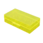 40 PCS Battery Storage Case Plastic Box for 2 x 18650 / 4 x 16340 Batteries(Yellow)
