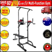 Everfit Power Tower Weight Bench Pull Up Multi Station Chin Up Fitness Home Gym