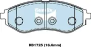 Bendix General CT Front Brake Pad Set for Daewoo Kalos KLAS 1.5L LV8,F15S Petrol (for: Daewoo)