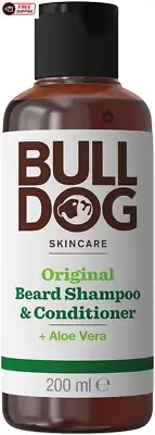 Bulldog Beardcare Original Shampoo & Conditioner, Cleanse Your Beard Leaving It