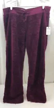 Women's P J Salvage Fluffy Fleece Sleep Lounge Pants XL NWT