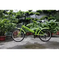 在飛比找蝦皮購物優惠-[限自取] 小折 摺疊車 腳踏車 二手(青蘋果綠)