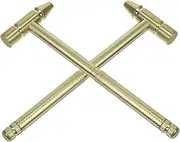 Tofficu Precision Mini Hammer Screwdriver Solid Brass Head Multi-screwdriver Set Tool for Repairing Gentle on Precious Metals