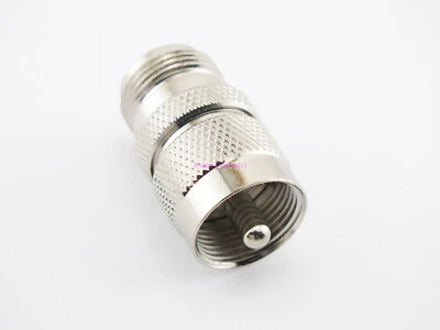 Coax Adapter UHF Male to N Female RF Connector - USA Ham Seller