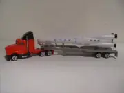 Spaceship Toy Semi Trailer Trucks Highway Hauler Semi Trailers with Space ship