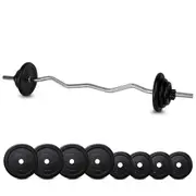 5kg - 30kg Standard Ez Curl Barbell Set
