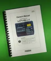 Owners Manual for Fostex MR-8mk II Multitracker 154 Pages W/Clear Covers!