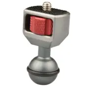 1/4" M5 Screw Ball Head Adapter Mount Camera Underwater Diving Tray Light Clamp