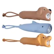 Kids Flashlight Rechargeable Cute Animal LED Flashlight for School Kid Children