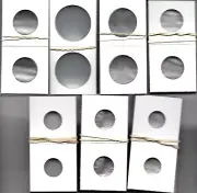 100 Assorted-YOU PICK 2X2 Cardboard/Mylar Coin