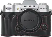 X-T50 XT50 Case - PU Leather Half Case for FUJIFILM X-T50 XT50 Digital Camera