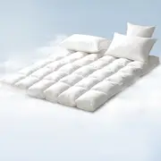 Bamboo Fibre Mattress Topper Protector - Single