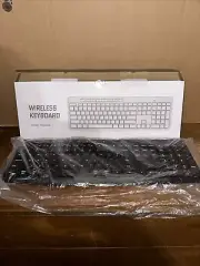 Wireless Keyboard Model PC368A color Black, Full Size Keyboard