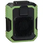 Waist Clip Fan Power Bank Flashlight Body Fan Hanging Neck Fan (Green) Hot
