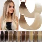 CLEARANCE Tape in Russian Remy Human Hair Extensions Skin Weft Ombre THICK 40pcs