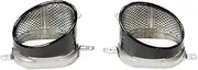 304 Stainless Steel Car Exhaust Tip Black Mufflers Compatible For A3 A4 A5 A6 A7 RS3 RS4 RS5 RS6 RS7 Oval Exhaust Tip Exhaust System(Glossy Black)