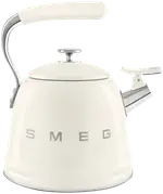 Smeg 50's Style Whistling Kettle Cream
