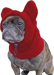 Dog Winter Hat - Cool Warm Hat, Soft Walking Ears with Hood for Dogs Copy | Cozy Polar Fleece Dog Riding Hood, Neck Scarf with Wrap c