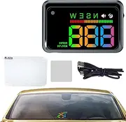Heads up Display for Cars,Hud Heads up Display Speedometer for Car Windshield - Multifunction Digital Mph Speed Meter, Automotive Accessories for Vehicles
