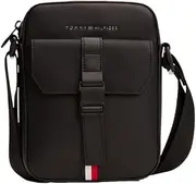 [Tommy Hilfiger] Foundation Small Crossbody Bag with Front Pocket and Adjustable Strap