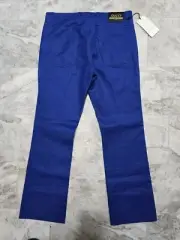 GUCCI Cotton Bootcut Trouser Pants Mens Sz 35 Royal Blue 623225 Xda6u New W Tags